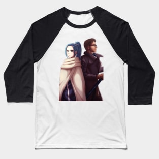 The princess and the warrior. Baseball T-Shirt